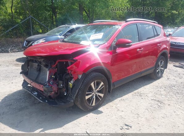 JTMRFREVXHJ175019 2017 TOYOTA RAV4 Red Передня ліва чверть