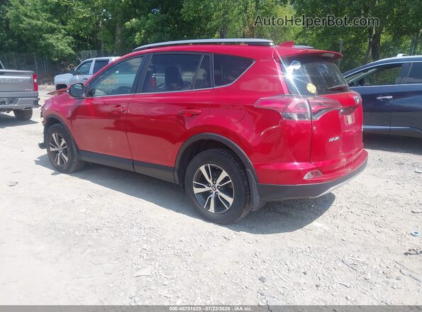 JTMRFREVXHJ175019 2017 TOYOTA RAV4 Red Задня ліва чверть