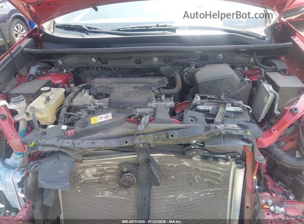 JTMRFREVXHJ175019 2017 TOYOTA RAV4 Red Вид ззаду