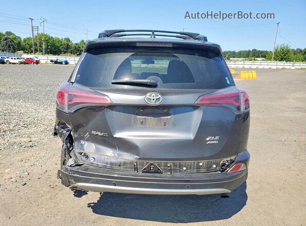 JTMRFREVXHJ713444 2017 TOYOTA RAV4 Gray Vista trasera