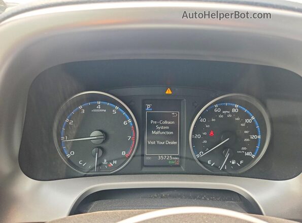 JTMRFREVXJJ234236 2018 TOYOTA RAV4 White Սարքավորումների վահանակի տեսք