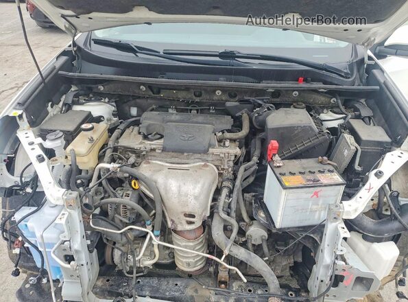 JTMRFREVXJJ736518 2018 TOYOTA RAV4 White Вид підкапотного простору