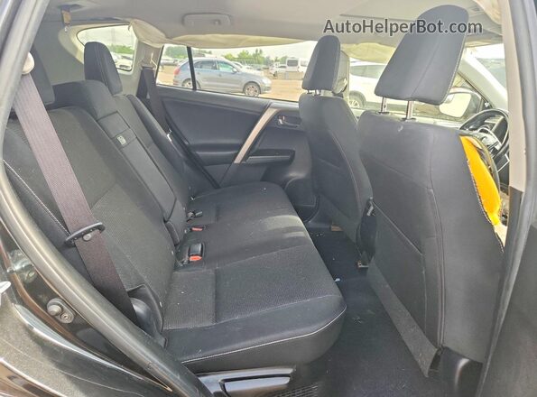JTMRJREV0GD002847 2016 TOYOTA RAV4 Black Вид задніх сидінь