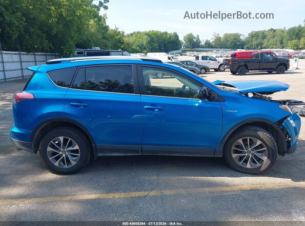 JTMRJREV0GD041454 2016 TOYOTA RAV4 HYBRID Blue Սալոնի 360 աստիճան տեսք