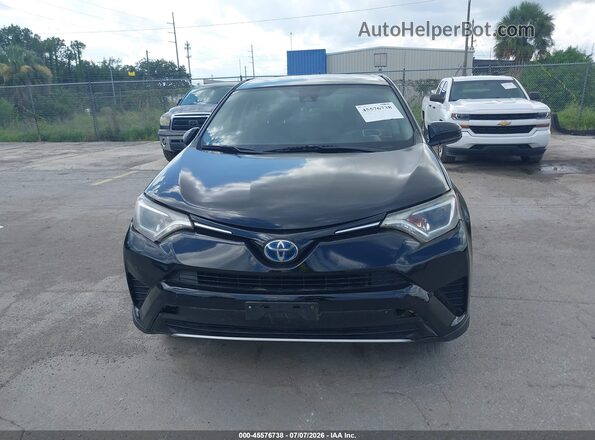 JTMRJREV0JD222206 2018 TOYOTA RAV4 HYBRID Black Vista del cuadro de instrumentos