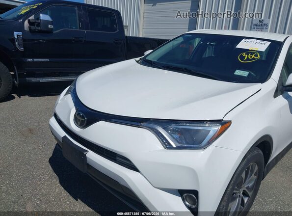JTMRJREV0JD256954 2018 TOYOTA RAV4 HYBRID White Vista frontal