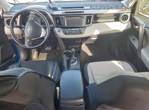 JTMRJREV1GD000153 2016 TOYOTA RAV4 Blue წინა პანელის ხედი