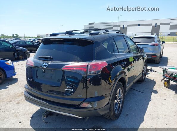 JTMRJREV2JD171971 2018 TOYOTA RAV4 HYBRID Black Tył prawy