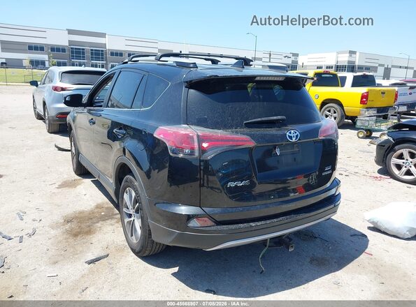 JTMRJREV2JD171971 2018 TOYOTA RAV4 HYBRID Black Tył lewy