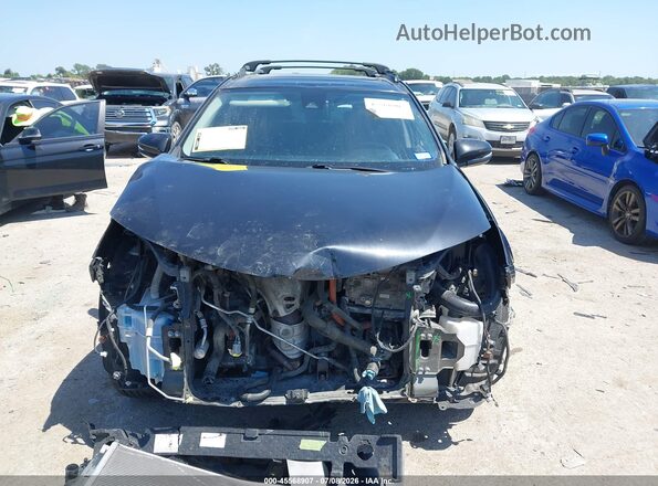JTMRJREV2JD171971 2018 TOYOTA RAV4 HYBRID Black Widok zestawu wskaźników