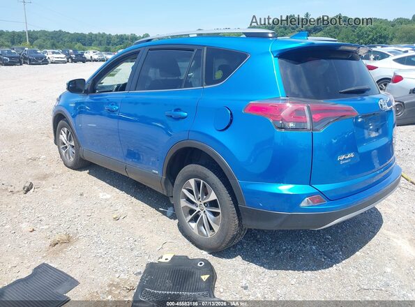 JTMRJREV2JD182081 2018 TOYOTA RAV4 HYBRID Blue Trasero izquierdo