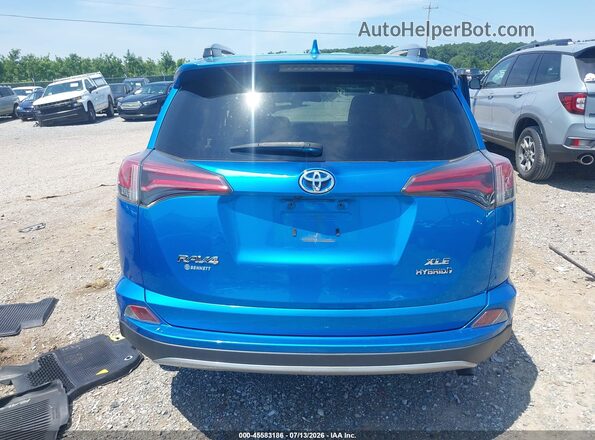JTMRJREV2JD182081 2018 TOYOTA RAV4 HYBRID Blue 
