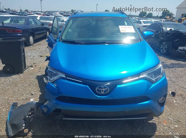 JTMRJREV2JD182081 2018 TOYOTA RAV4 HYBRID Blue Vista del cuadro de instrumentos