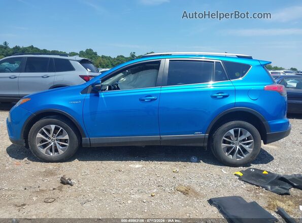 JTMRJREV2JD182081 2018 TOYOTA RAV4 HYBRID Blue Vista interior de 360 grados
