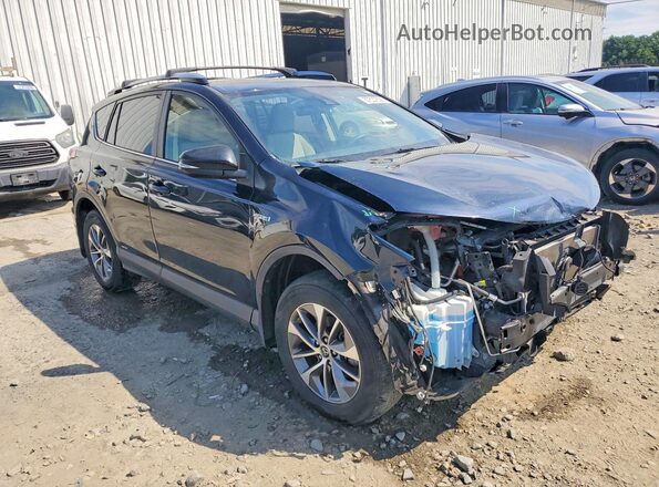 JTMRJREV2JD190164 2018 TOYOTA RAV4 Черный Передняя правая четверть