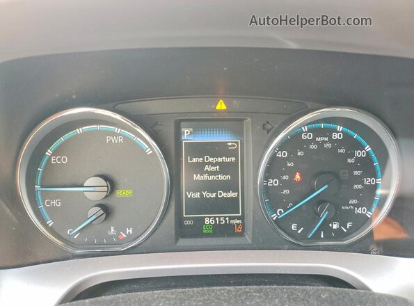 JTMRJREV2JD190164 2018 TOYOTA RAV4 Черный Вид щитка приборов