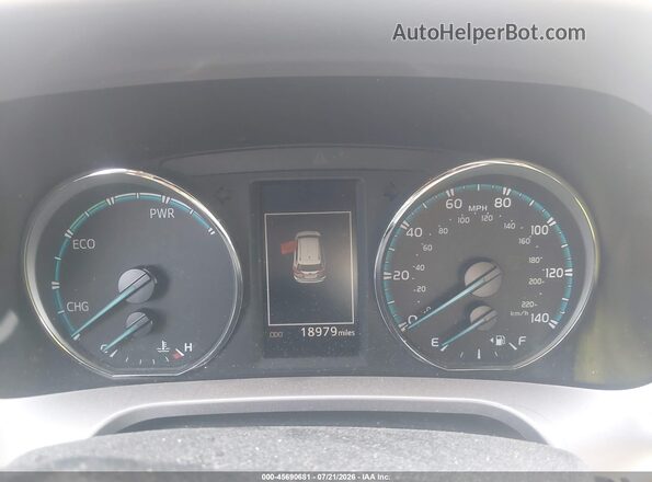 JTMRJREV2JD207383 2018 TOYOTA RAV4 HYBRID Gray Вид задніх сидінь