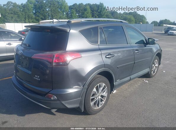 JTMRJREV2JD207383 2018 TOYOTA RAV4 HYBRID Gray Задня права чверть
