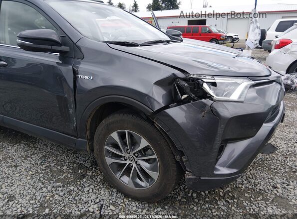 JTMRJREV2JD213989 2018 TOYOTA RAV4 HYBRID Серый Вид спереди