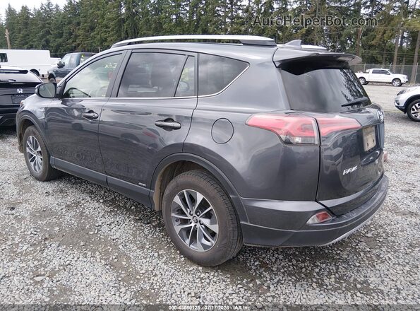 JTMRJREV2JD213989 2018 TOYOTA RAV4 HYBRID Серый Задняя левая четверть