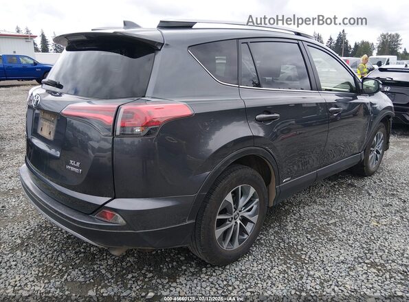 JTMRJREV2JD213989 2018 TOYOTA RAV4 HYBRID Серый Задняя правая четверть