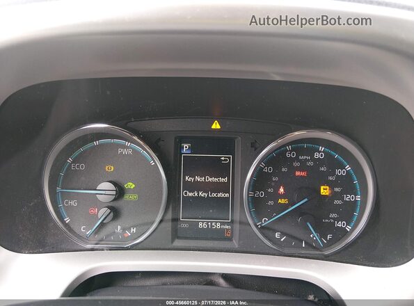 JTMRJREV2JD213989 2018 TOYOTA RAV4 HYBRID Серый Вид задних сидений