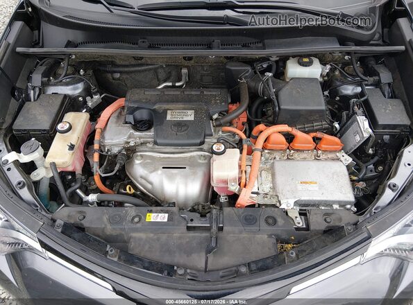 JTMRJREV2JD213989 2018 TOYOTA RAV4 HYBRID Серый Вид сзади