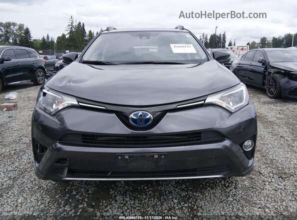 JTMRJREV2JD213989 2018 TOYOTA RAV4 HYBRID Серый Вид щитка приборов