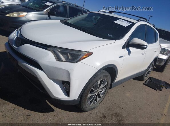 JTMRJREV2JD242277 2018 TOYOTA RAV4 HYBRID White Przód lewy