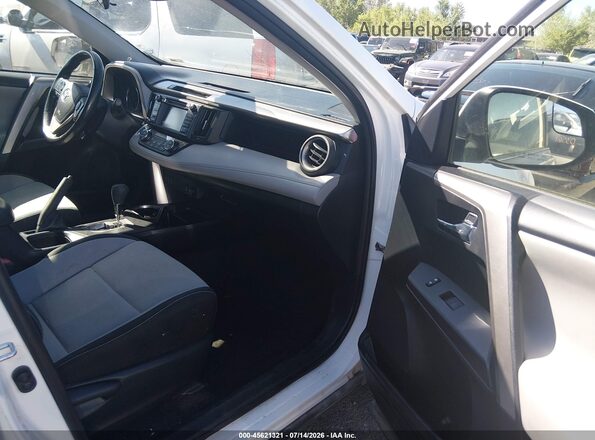 JTMRJREV2JD242277 2018 TOYOTA RAV4 HYBRID White Widok wnętrza z przodu