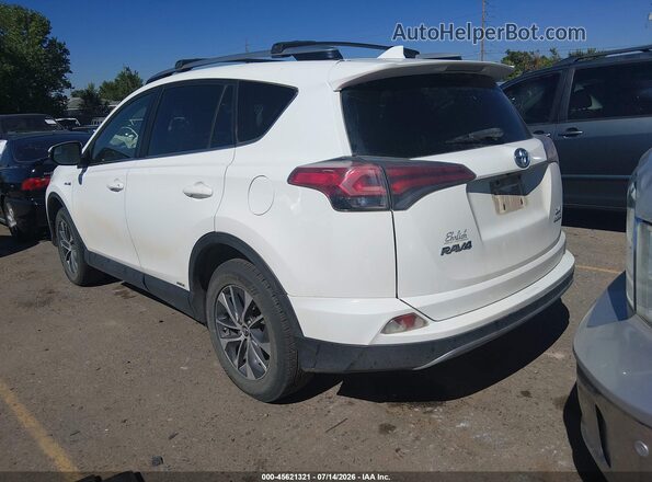 JTMRJREV2JD242277 2018 TOYOTA RAV4 HYBRID White Tył lewy