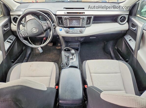 JTMRJREV3HD094473 2017 TOYOTA RAV4 White Dashboard view