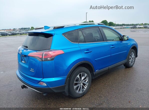 JTMRJREV3JD174202 2018 TOYOTA RAV4 HYBRID Blue უკანა მარჯვენა