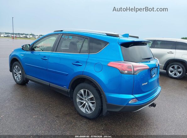 JTMRJREV3JD174202 2018 TOYOTA RAV4 HYBRID Blue უკანა მარცხენა