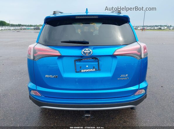 JTMRJREV3JD174202 2018 TOYOTA RAV4 HYBRID Blue 