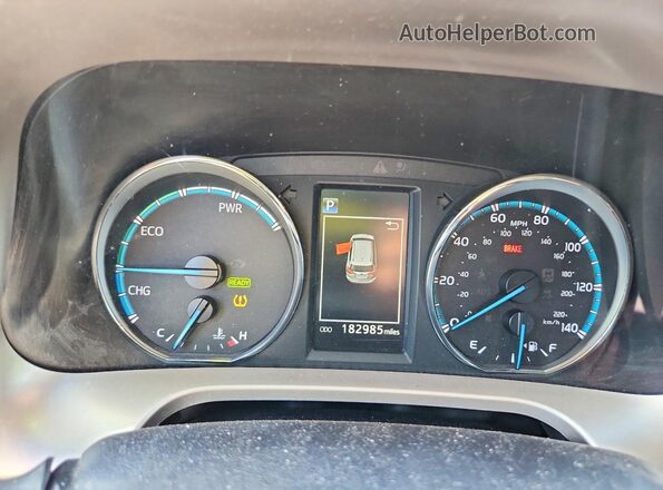 JTMRJREV3JD254504 2018 TOYOTA RAV4 Gray Instrument cluster view