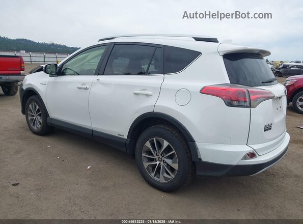 JTMRJREV4GD015441 2016 TOYOTA RAV4 HYBRID White Rear left
