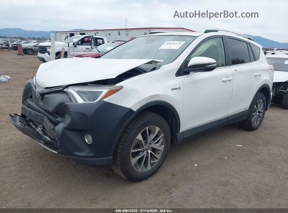 JTMRJREV4GD015441 2016 TOYOTA RAV4 HYBRID White Front left