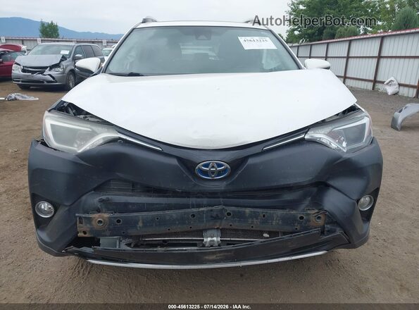 JTMRJREV4GD015441 2016 TOYOTA RAV4 HYBRID White Front view