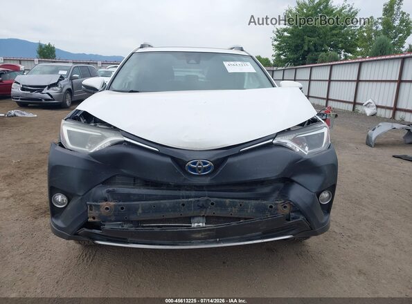 JTMRJREV4GD015441 2016 TOYOTA RAV4 HYBRID White Instrument cluster view