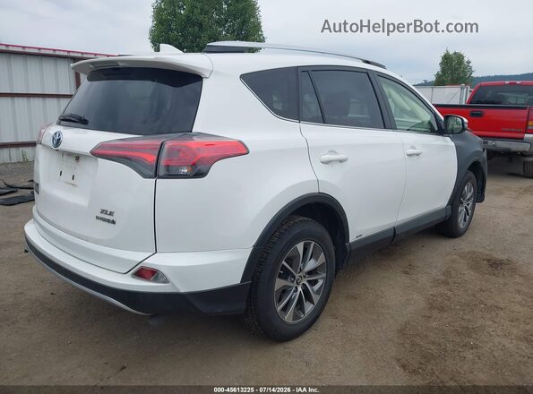 JTMRJREV4GD015441 2016 TOYOTA RAV4 HYBRID White Rear right