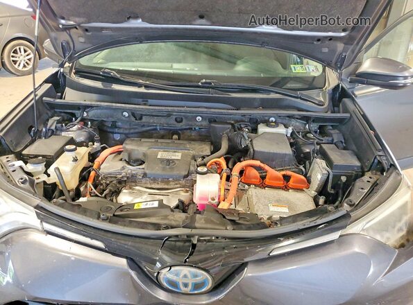 JTMRJREV4HD098662 2017 TOYOTA RAV4 Gray Vista del compartimento del motor