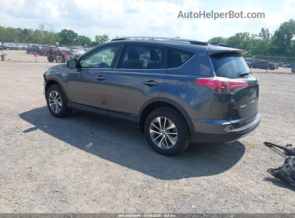 JTMRJREV4JD252650 2018 TOYOTA RAV4 HYBRID Gray Задня ліва чверть