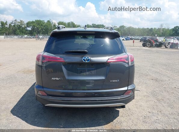 JTMRJREV4JD252650 2018 TOYOTA RAV4 HYBRID Gray 