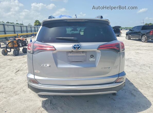 JTMRJREV5JD203327 2018 TOYOTA RAV4 Silver უკანა ხედი