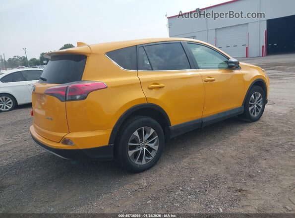 JTMRJREV6JD251287 2018 TOYOTA RAV4 HYBRID Yellow უკანა მარჯვენა