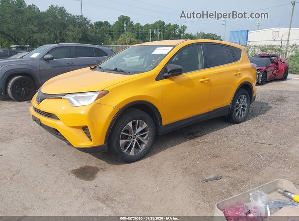 JTMRJREV6JD251287 2018 TOYOTA RAV4 HYBRID Yellow წინა მარცხენა ხედი სამი მეოთხედიდან