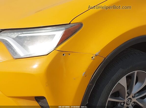 JTMRJREV6JD251287 2018 TOYOTA RAV4 HYBRID Yellow წინა ხედი