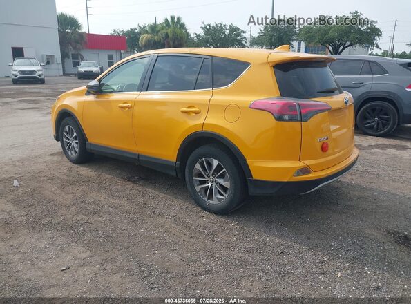 JTMRJREV6JD251287 2018 TOYOTA RAV4 HYBRID Yellow უკანა მარცხენა