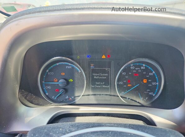 JTMRJREV7GD016812 2016 TOYOTA RAV4 Silver Instrument cluster view